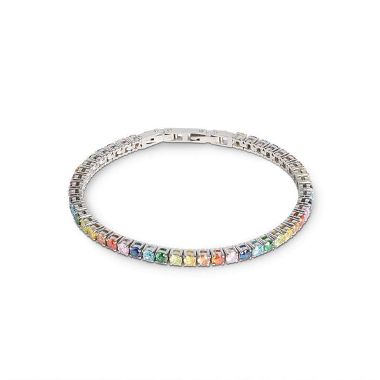 Coeur De Lion Tennis Bracelet Multi-Silver