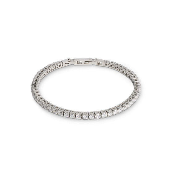 Coeur De Lion Tennis Bracelet Silver-Crystal