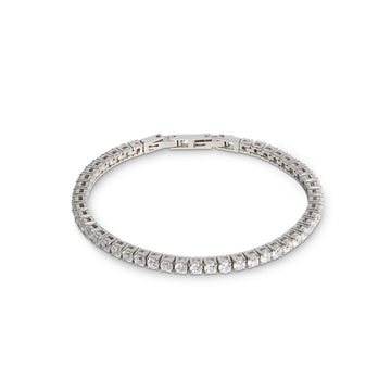 Coeur De Lion Tennis Bracelet Silver-Crystal