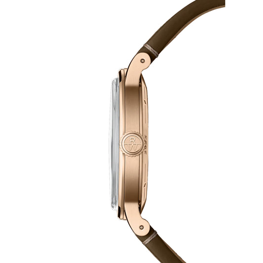 Raymond Weil Gents Millesime Silver Dial Brown Strap Automatic Watch 2925-PC5-65001