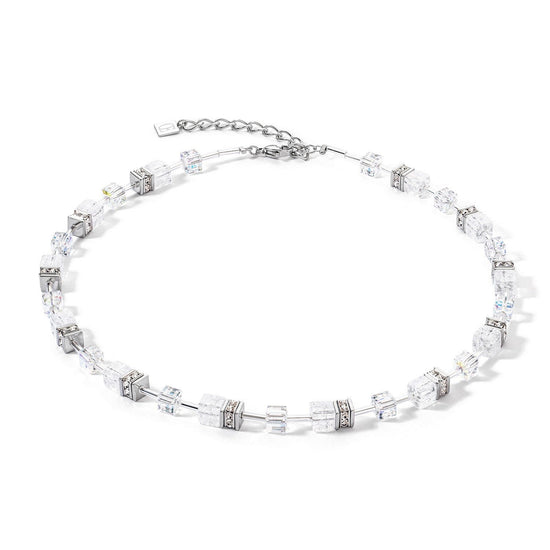 Coeur De Lion Iconic Nature Silver-White Necklace