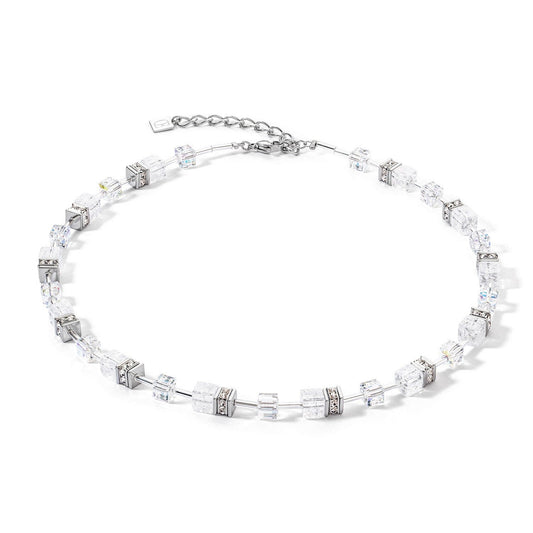 Coeur De Lion Iconic Nature Silver-White Necklace