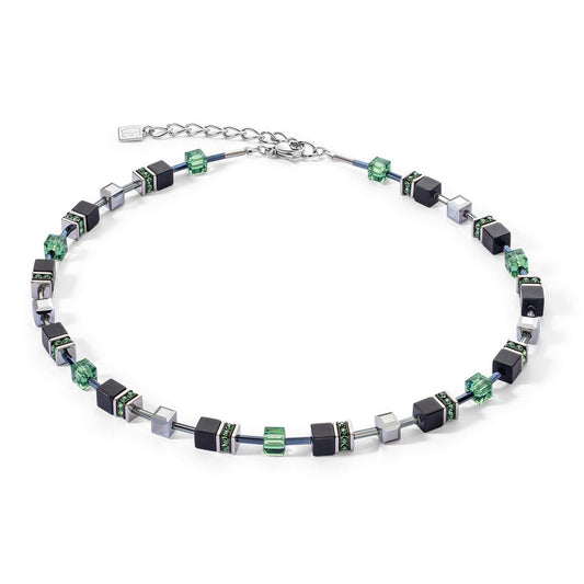 Coeur De Lion Necklace Silver-Sage Green