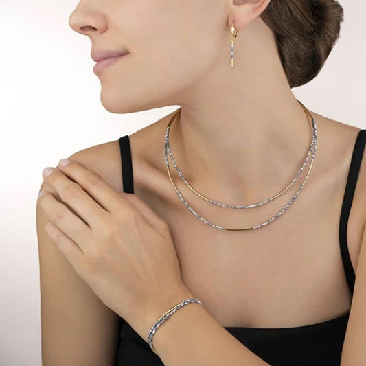 Coeur De Lion Gold Waterfall Necklace 4998/10-1617