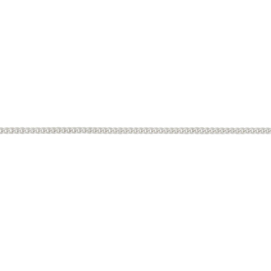 SIL 16 FILED CURB CHAIN 16' + LOBSTER CLASP