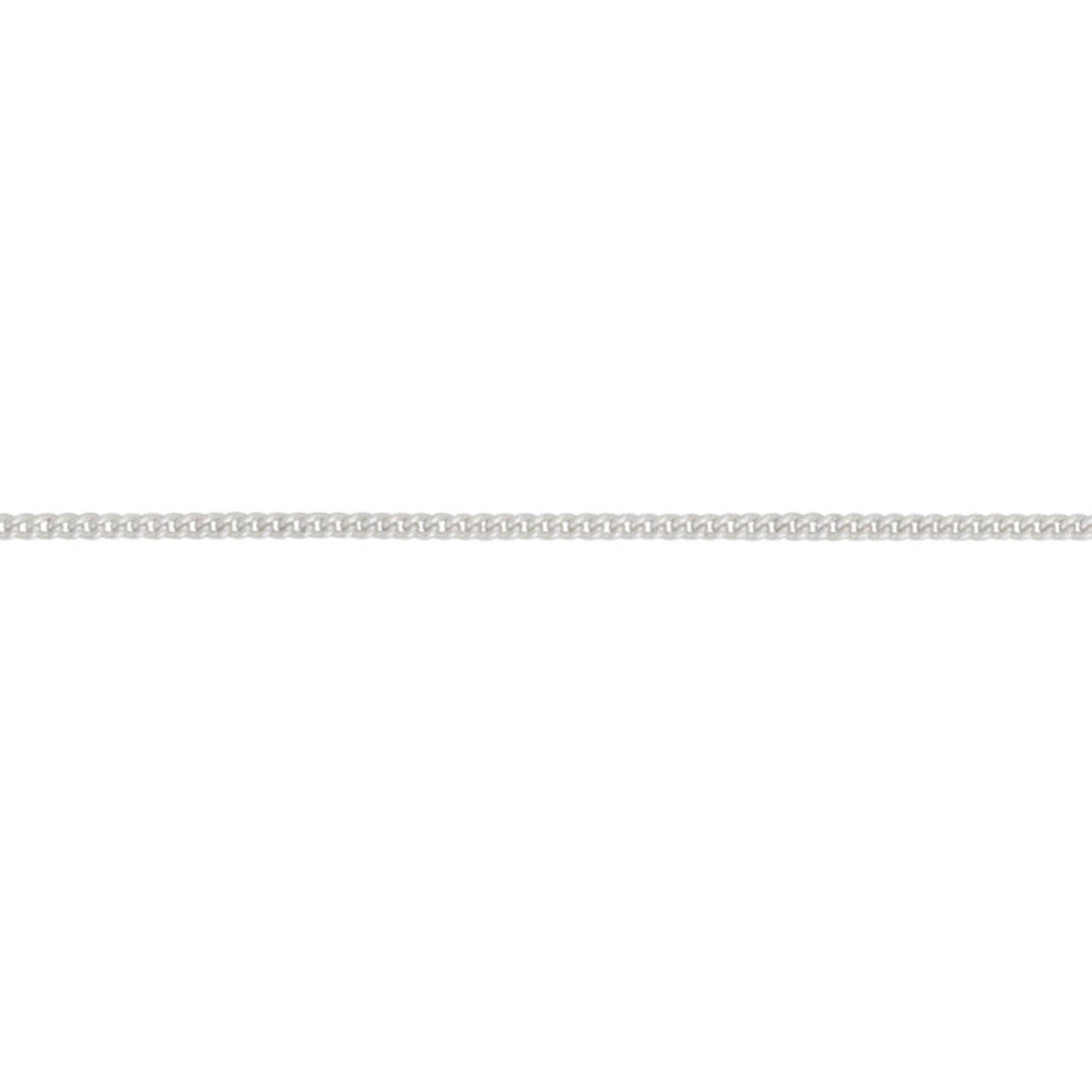 SIL 16 FILED CURB CHAIN 16' + LOBSTER CLASP