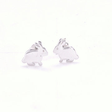 SIL FLAT SITTING RABBIT STUD