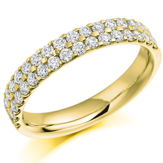 18Y DBL RW DIAS 0.75CT F/GVS