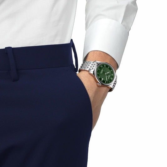Tissot Gents Le Locle Green Dial Automatic Watch T0064071109300