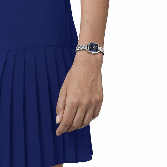 Tissot Ladies Lovely Square Blue Dial Quartz Watch T058.109.11.041.01