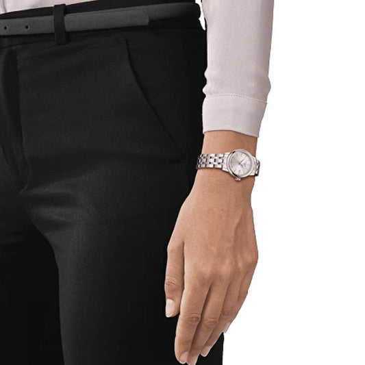 Tissot Ladies Stainless Steel Classic Dream Silver Dial Quartz Watch T129.210.11.031.00