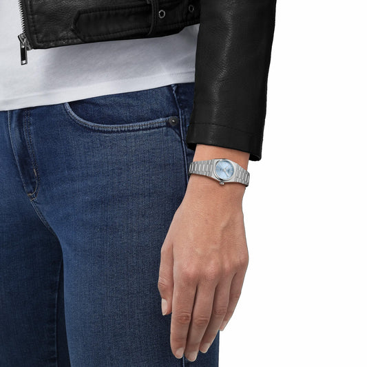 Tissot Ladies PRX 25mm Light Blue Dial Quartz Watch T137.010.11.351.00
