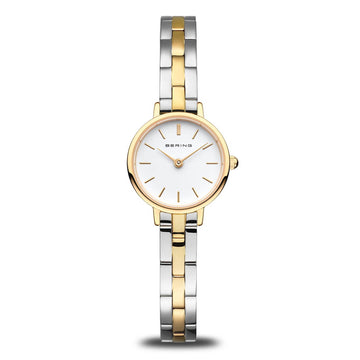 Bering Ladies Classic Small Two-Tone Quartz Watch 11022-714