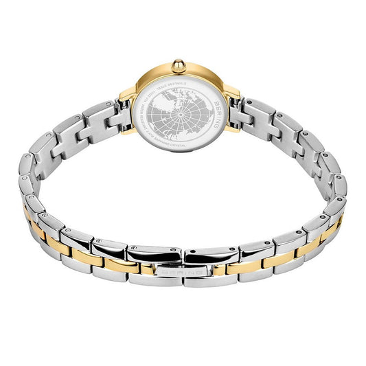 Bering Ladies Classic Small Two-Tone Quartz Watch 11022-714
