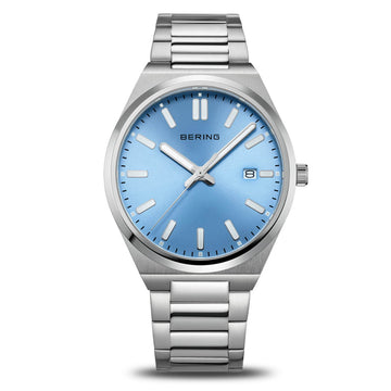 Bering Gents Classic Blue Dial Quartz Watch 17639-707