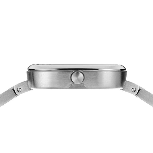 Bering Ladies Stainless Steel Square Silver Dial Bracelet Watch 17926-704