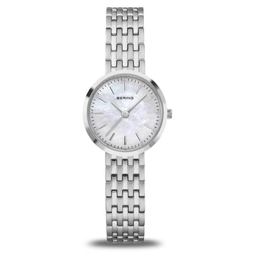 Bering Ladies Classic Mother Of Pearl Dial Quartz Watch 19126-700