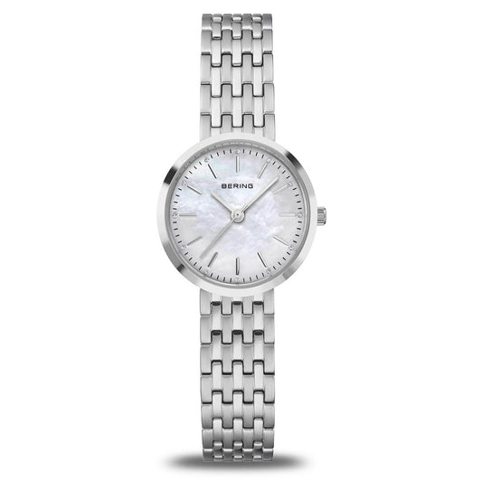 Bering Ladies Classic Mother Of Pearl Dial Quartz Watch 19126-700