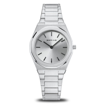 Bering Ladies Classic Slim Silver Dial Quartz Watch 19632-700