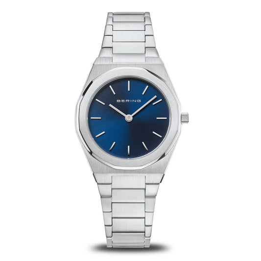 Bering Ladies Classic Blue Dial Quartz Watch 19632-707