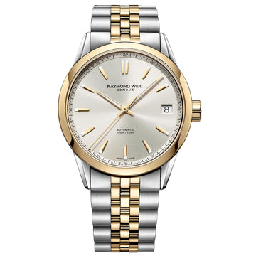 Raymond Weil Gents Freelancer Cream Dial Automatic Watch 2741-STP-64001
