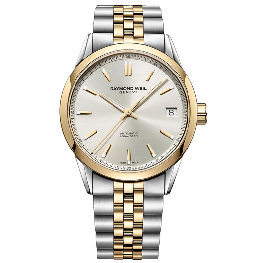 Raymond Weil Gents Freelancer Cream Dial Automatic Watch 2741-STP-64001
