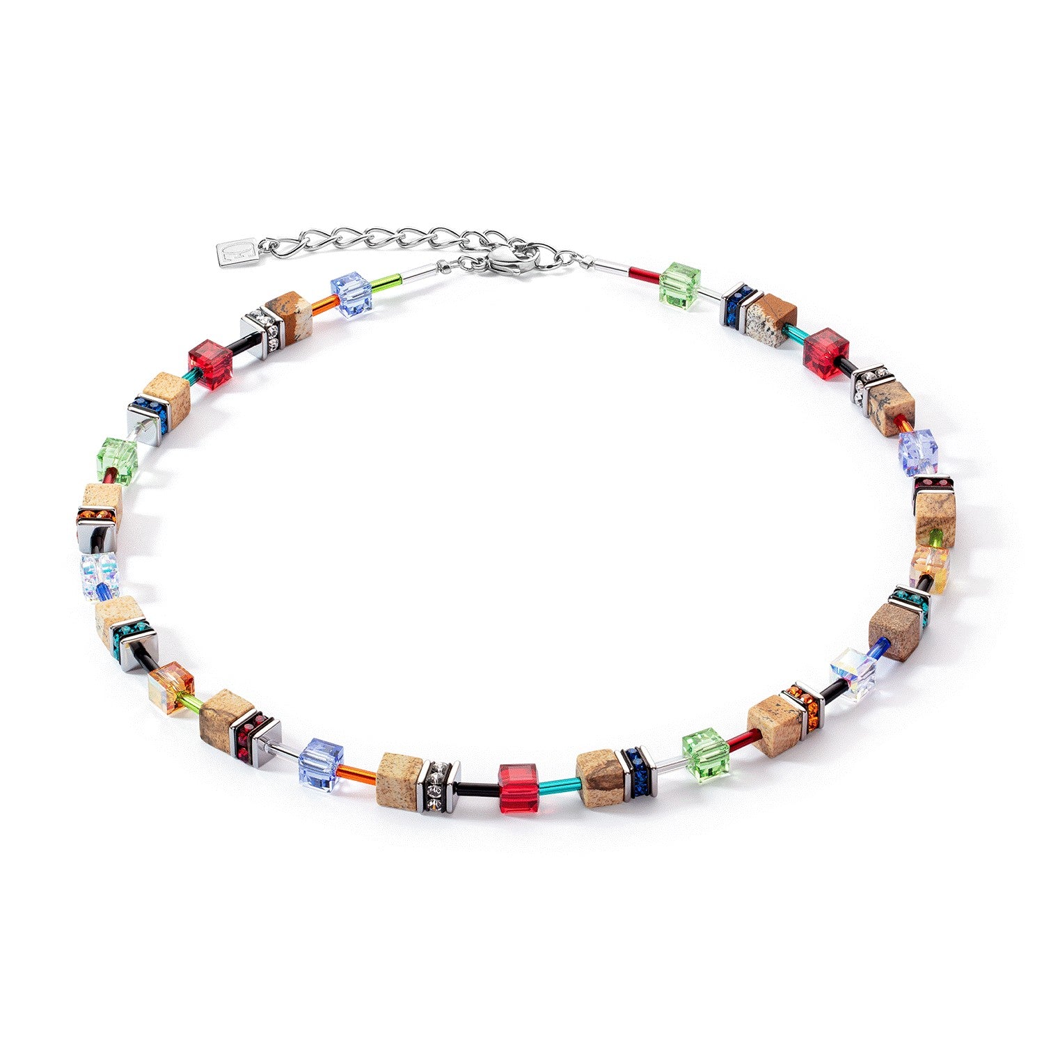Coeur De Lion Nature Multicolour Brown Necklace