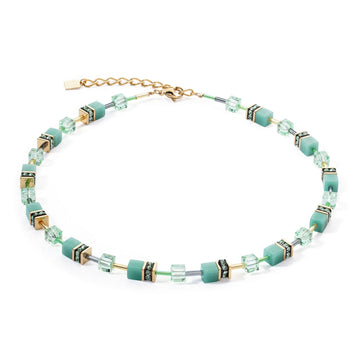 Cdl Iconic Mono Gold-Green Necklace