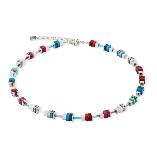 CDL MODERN FUTURE BLUE-RED NECKLACE