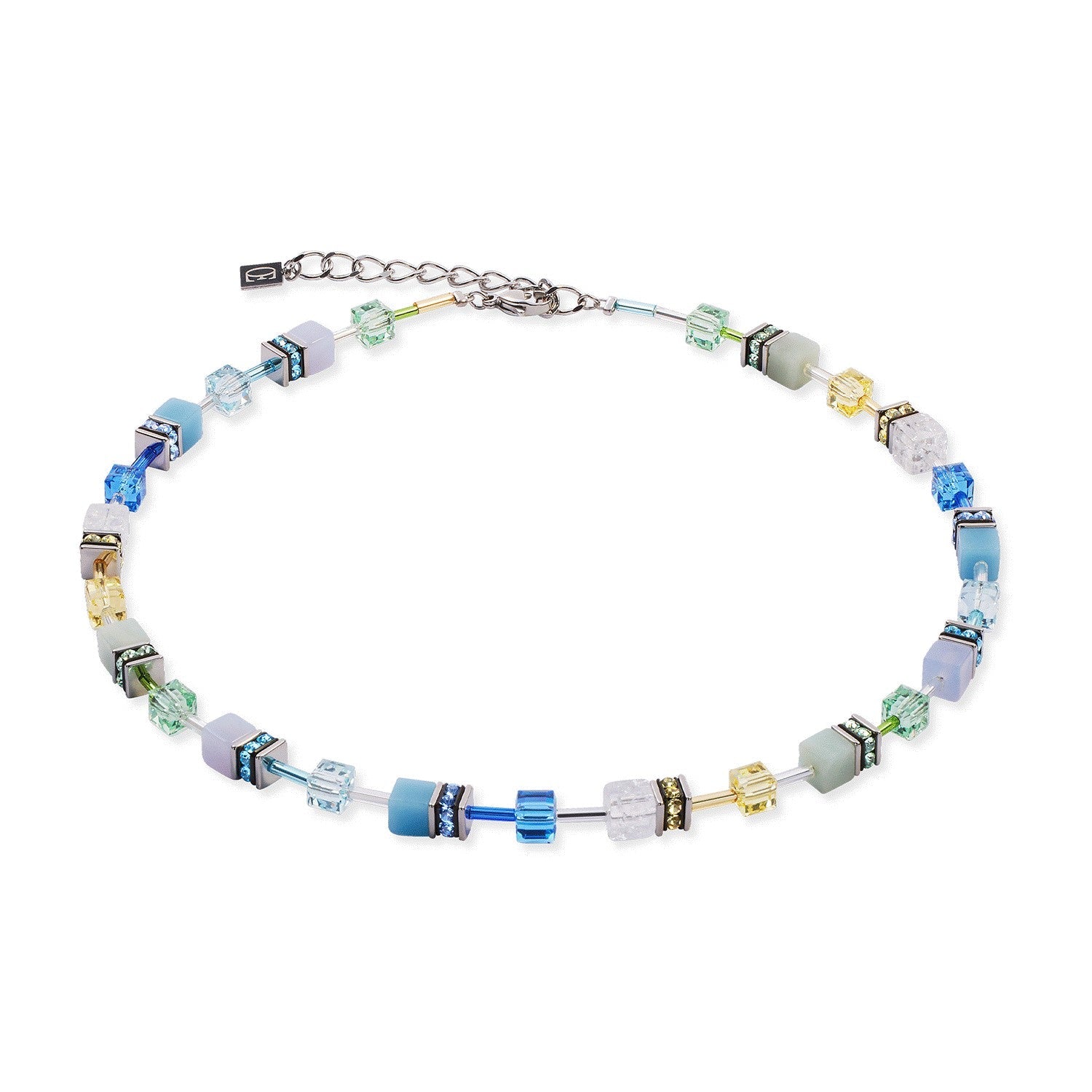 CDL ICONIC PRECIOUS AQUA-GREEN NECKLACE