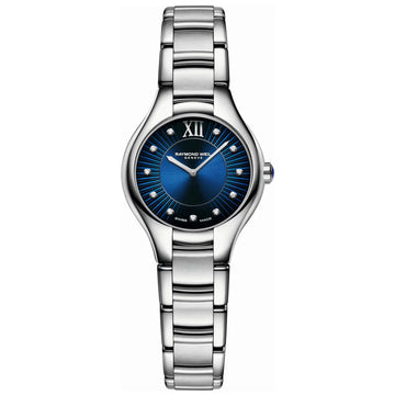Raymond Weil Ladies Noemia Blue Diamond Dial Quartz Watch 5124-ST-50181
