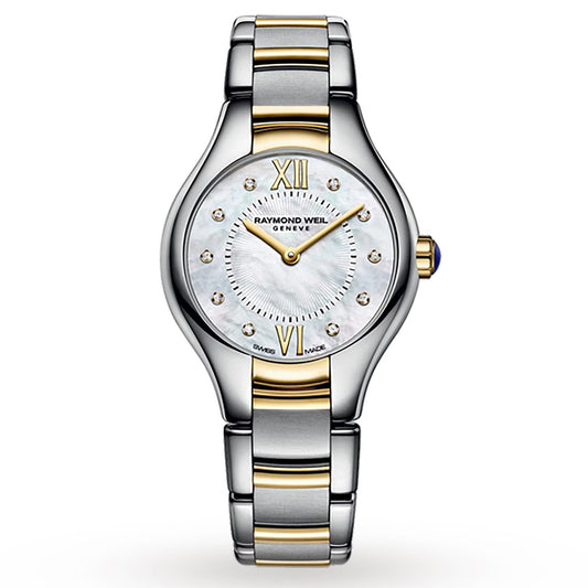 Raymond Weil Ladies Noemia Two-Tone Diamond Dial Quartz Watch 5124-STP-00985