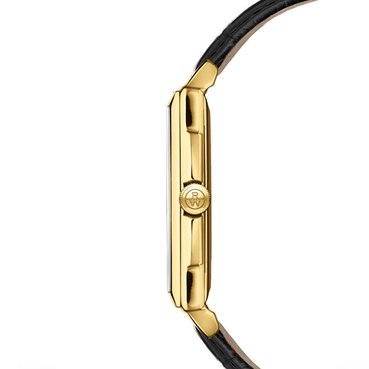 Raymond Weil Gents Toccata Rectangle White Dial Quartz Watch 5425-PC-00300