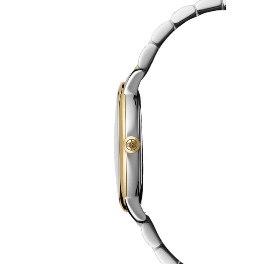 Raymond Weil Gents Toccata Two-Tone White Dial Quartz Watch 5485-STP-00359