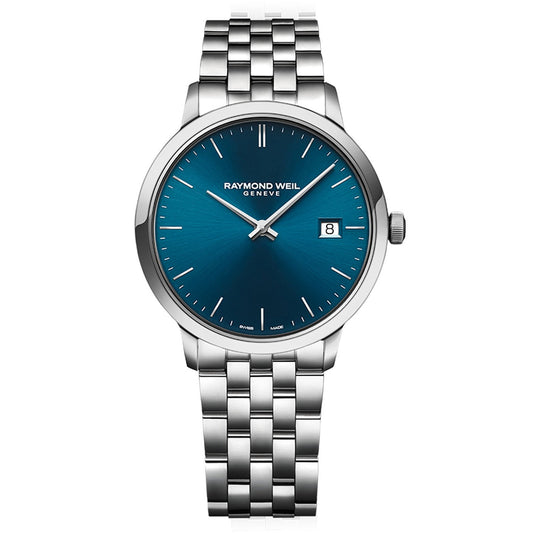 Raymond Weil Gents Toccata Blue Dial Stainless Steel Quartz Watch 5488-ST-50001