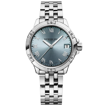 Raymond Weil Ladies Tango Blue Dial Quartz Watch 5960-ST-00500