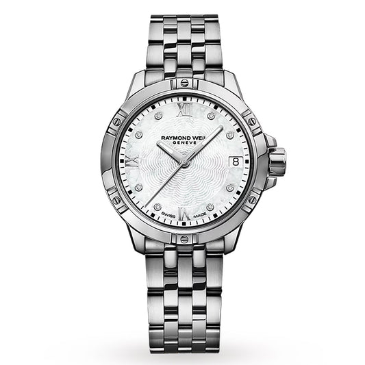 Raymond Weil Ladies Tango Classic Diamond Dial Watch 5960-ST-00995