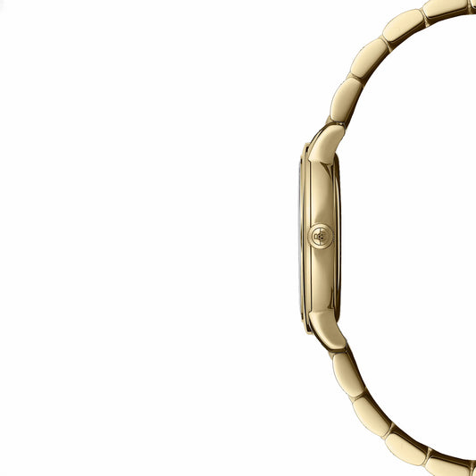 Raymond Weil Ladies Toccata Gold Tone Mother Of Pearl & Diamond Dial Quartz Watch 5985-P-97081