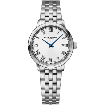 Raymond Weil Ladies Toccata White Dial Quartz Watch 5985-ST-00359