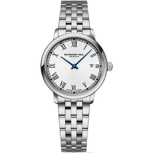 Raymond Weil Ladies Toccata White Dial Quartz Watch 5985-ST-00359
