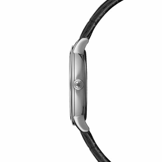 Raymond Weil Ladies Toccata Silver Dial Black Strap Quartz Watch 5985-STC-00659