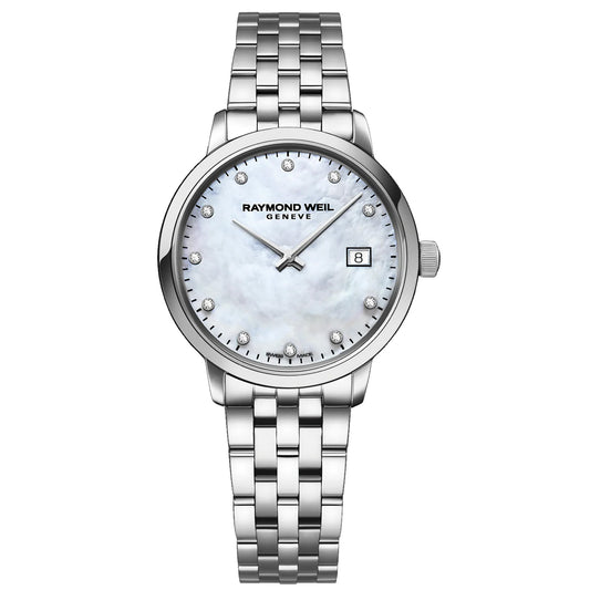 Raymond Weil Ladies Toccata Diamond Dial Quartz Watch 5985-ST-97081
