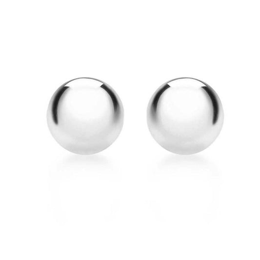 Silver 3mm Ball Stud Earrings