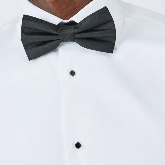 Sterling Silver Four Onyx Shirt Button Dress Studs