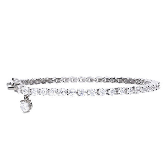 Diamonfire Silver Cubic Zirconia Tennis Bracelet