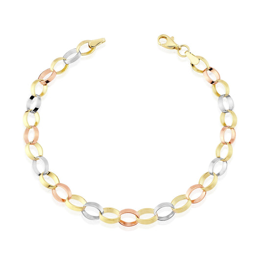 9YWR FLAT OVAL BELCHER BRACELET