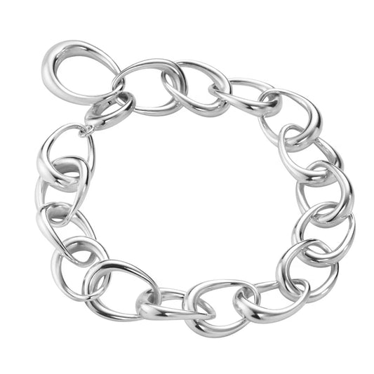 GEORG JENSEN SILVER OFFSPRING OPEN LINK BRACELET 2000012600ML