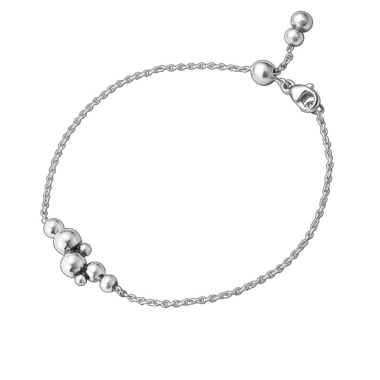 GEORG JENSEN SILVER MOONLIGHT GRAPE CHAIN BRACELET 20001205