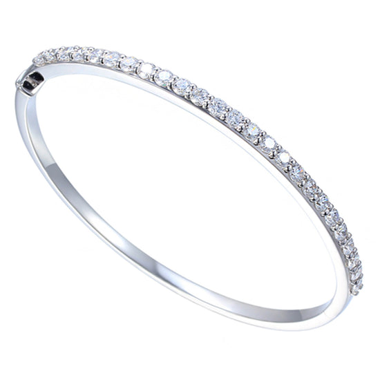 SIL CLAW SET CZ BANGLE