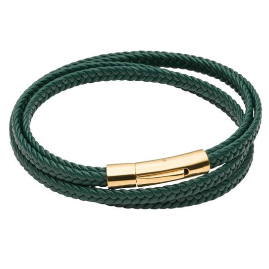 FB GP GREEN MULTI WRAP AROUND BRACELET